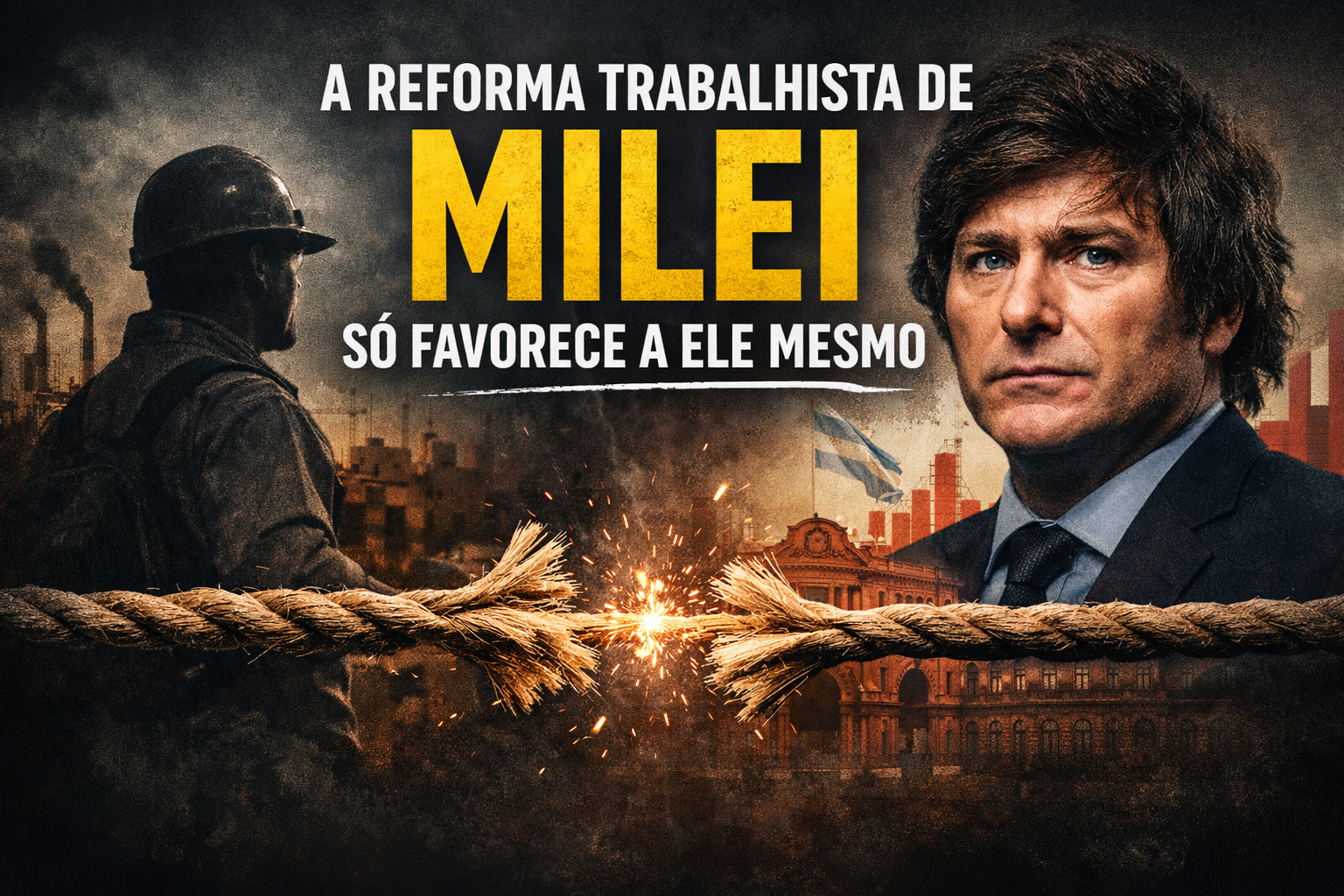 a reforma trabalhista de milei so favorece a ele mesmo