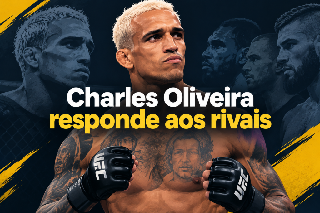 Ilustração editorial sobre charles oliveira.
