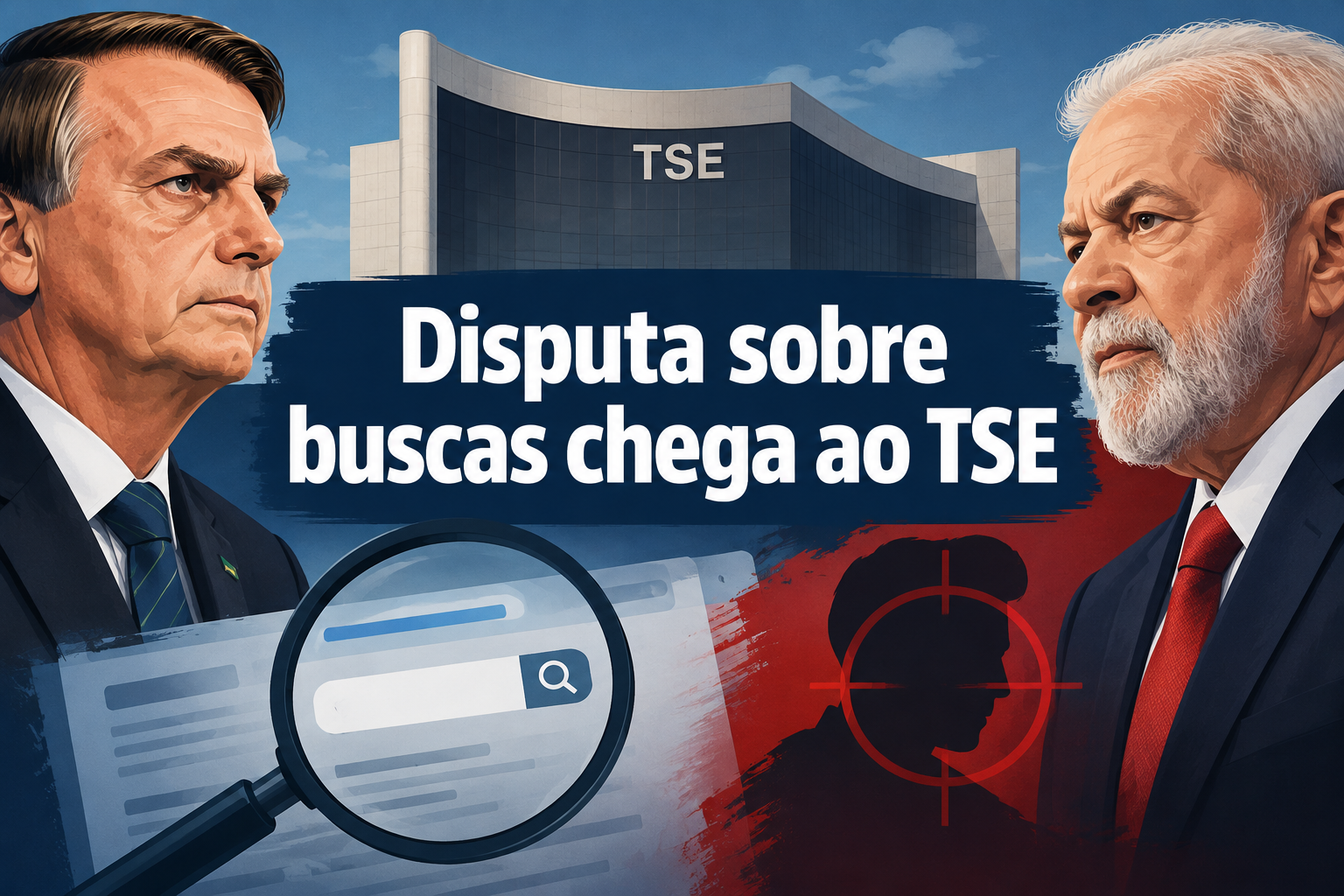 Ilustração editorial sobre bolsonaro mandou matar lula.