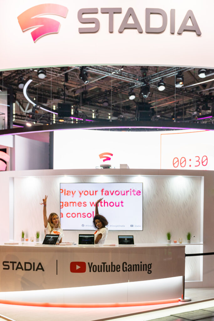 Fotografia de arquivo: Stadia Cloud gaming Gamescom 2019.