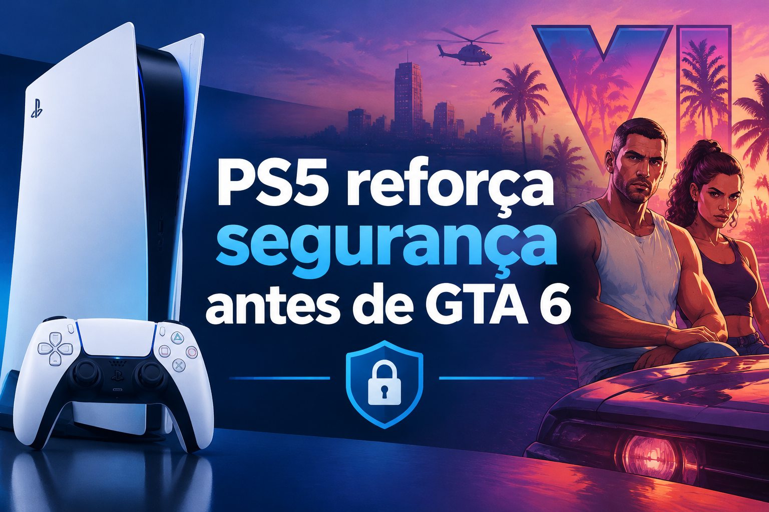Ilustração editorial sobre gta 6.