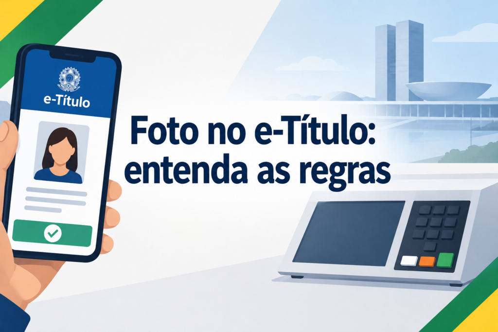 Ilustração editorial sobre e título.