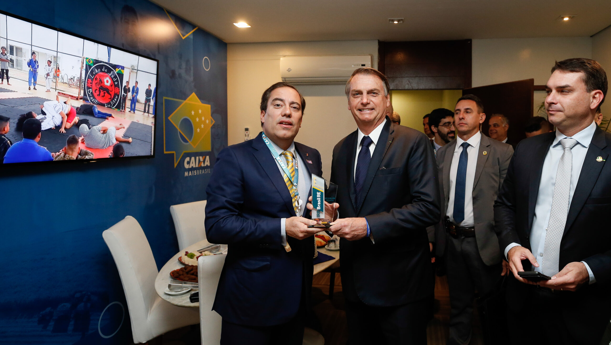 Fotografia de arquivo: (Brasília - DF, 10/05/2019) Presidente da República, Jair Bolsonaro durante Abertura da reunião de gestores "Nação CAIXA"..