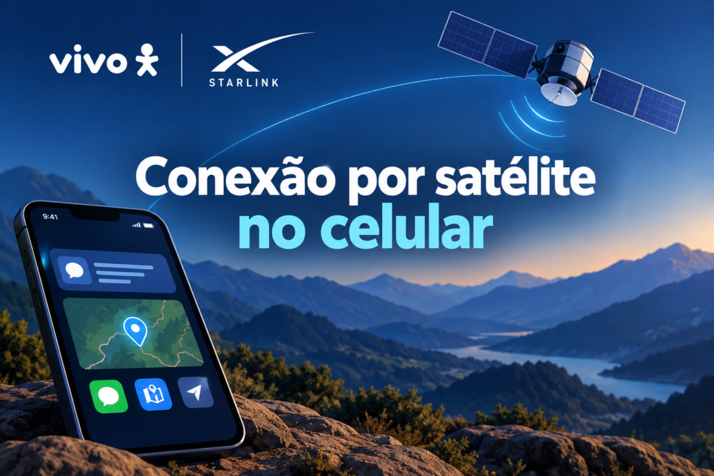 Ilustração editorial sobre starlink.