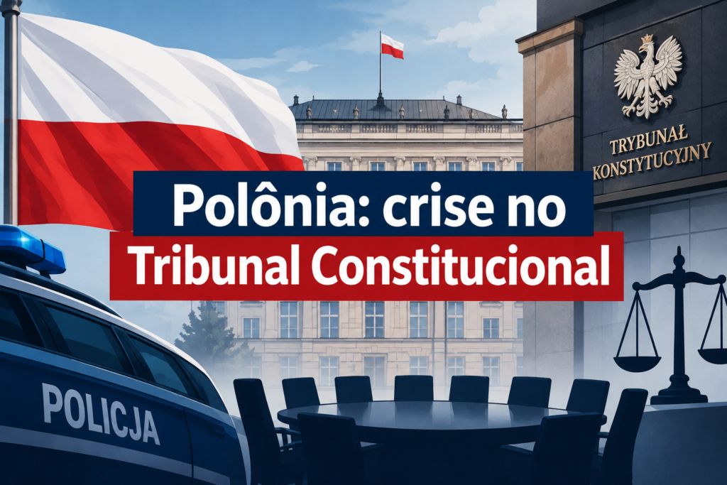 Ilustração editorial sobre polonia.