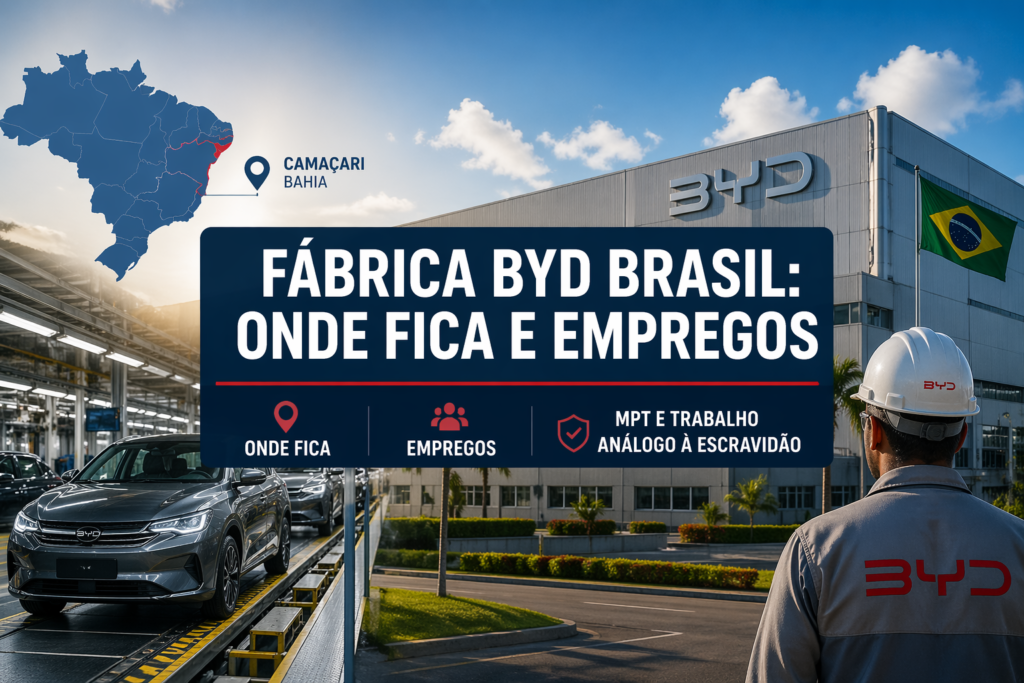 Fábrica da BYD no Brasil Onde fica e Empregos